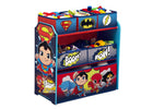 Super Friends 1217 3-Super Friends (Batman | Robin | Superman | Wonder Woman | The Flash) Multi-Bin Toy Organizer