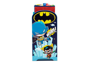 Super Friends (1217) 3-Super Friends (Batman | Robin | Superman | Wonder Woman | The Flash) Multi-Bin Toy Organizer