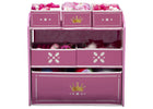 Princess Crown Multi-Bin Toy Organizer 7-Princess Crown Multi-Bin Toy Organizer