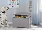 Delta Children Grey (026) MySize Deluxe Toy Box, Room, a0a 2-MySize Deluxe Toy Box