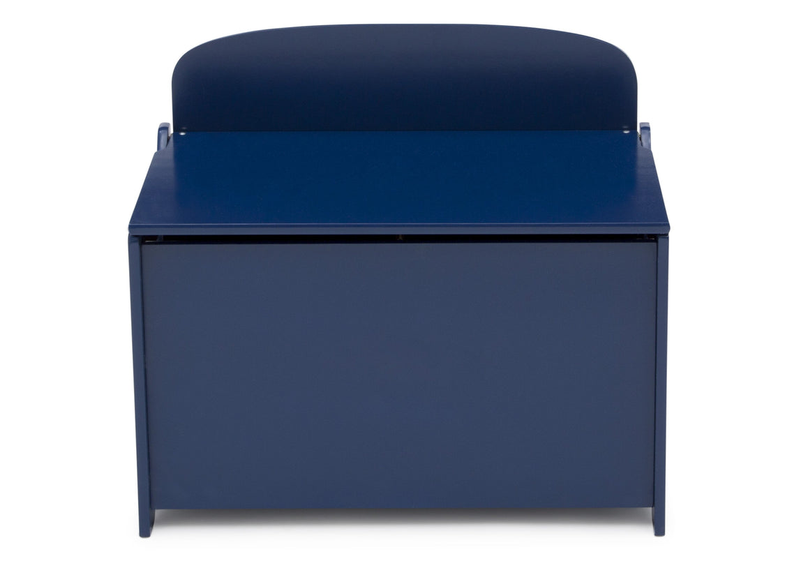 Delta Children Deep Blue (295C) MySize Deluxe Toy Box, Front Silo View