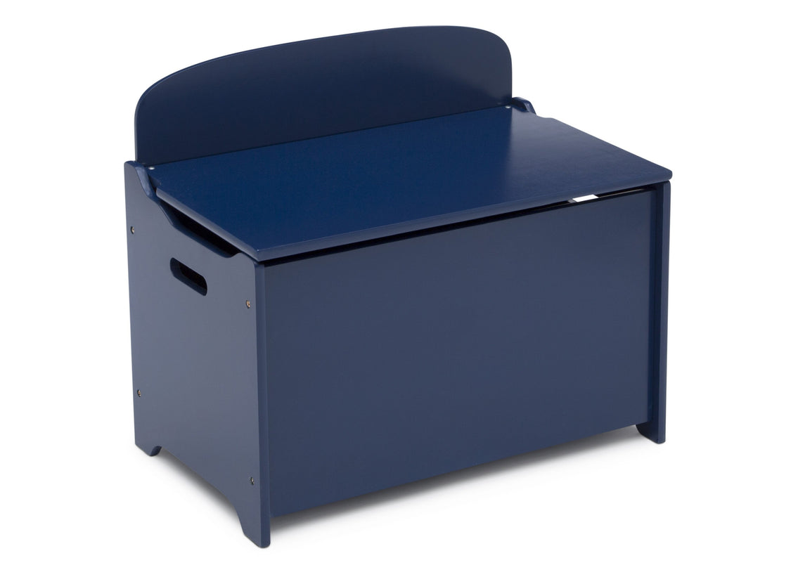 Delta Children Deep Blue (295C) MySize Deluxe Toy Box, Right Silo View