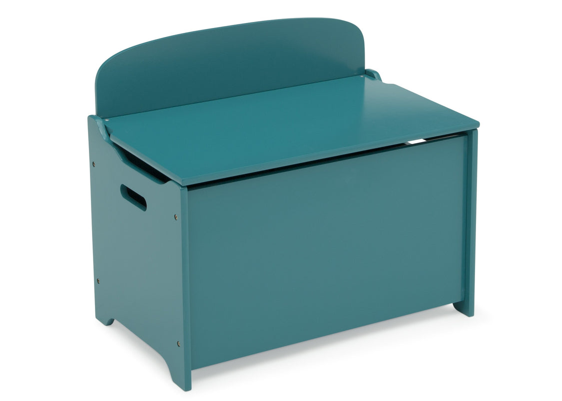 Delta Children Teal (7474C) MySize Deluxe Toy Box, Right Silo View