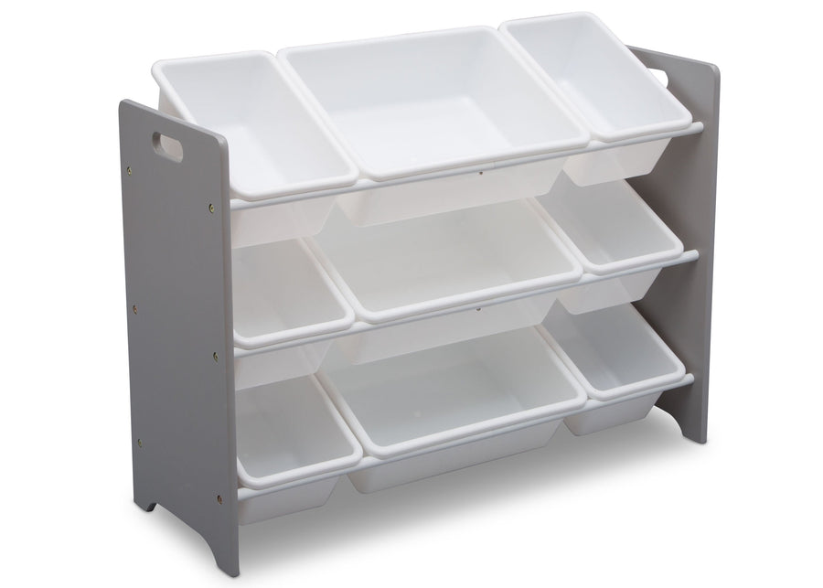 Delta Children Grey (026) MySize 9 Bin Plastic Toy Organizer 6-MySize 9 Bin Plastic Toy Organizer