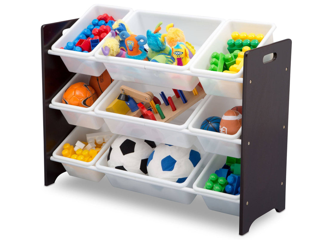 Delta Children Dark Chocolate (207) MySize 9 Bin Plastic Toy Organizer