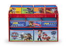 Delta Children PAW Patrol Deluxe Multi Bin Toy Organizer, Front View  2-PAW Patrol Deluxe Multi-Bin Toy Organizer