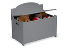 Charcoal (039) 3-Newport Wood Toy Box