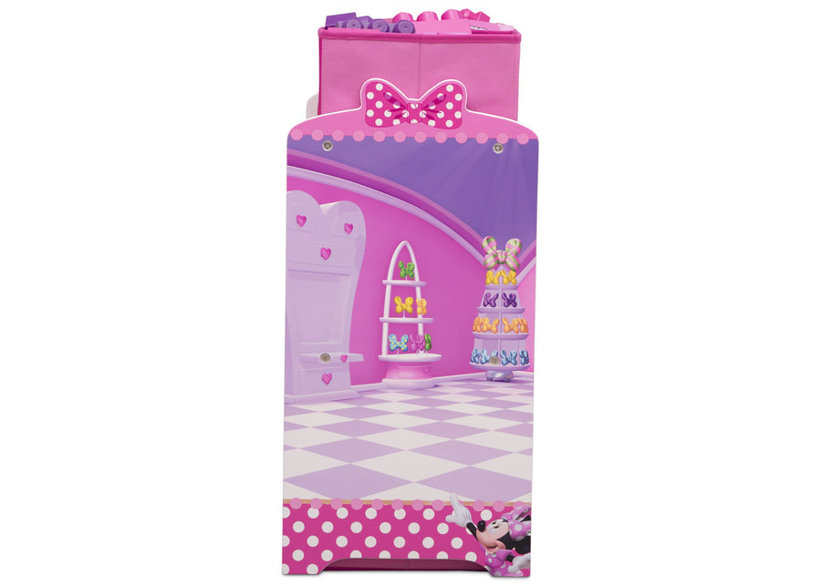 Delta Children Minnie Mouse (1063) Design and Store 6 Bin Toy Organizer, Left Side View 4-Minnie Mouse Design and Store 6 Bin Toy Organizer