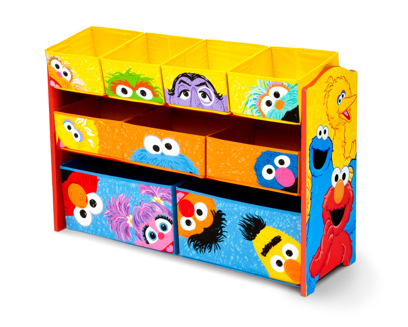 Assorted (999) 10-Sesame Street Deluxe Multi-Bin Toy Organizer