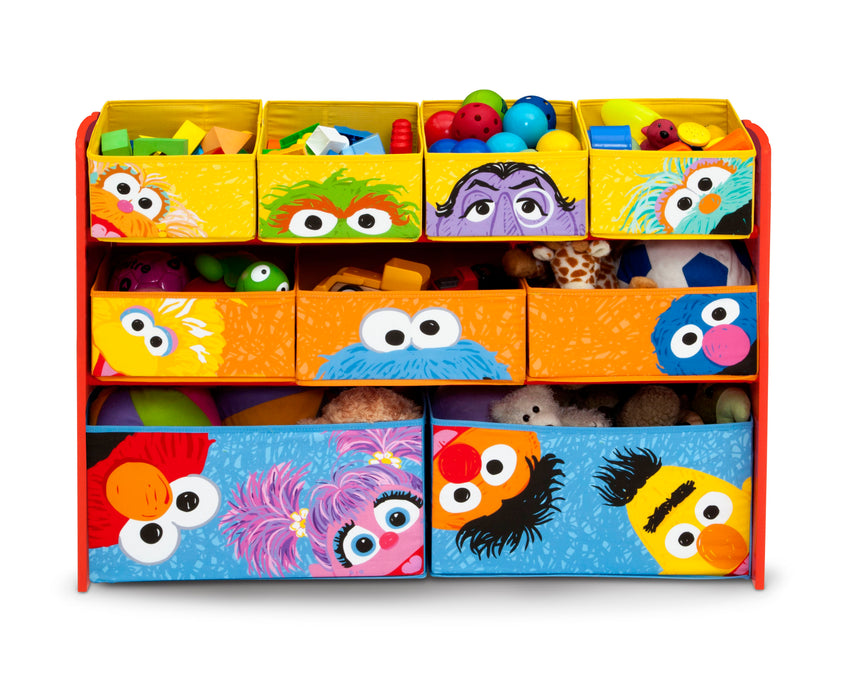 Assorted (999) 8-Sesame Street Deluxe Multi-Bin Toy Organizer