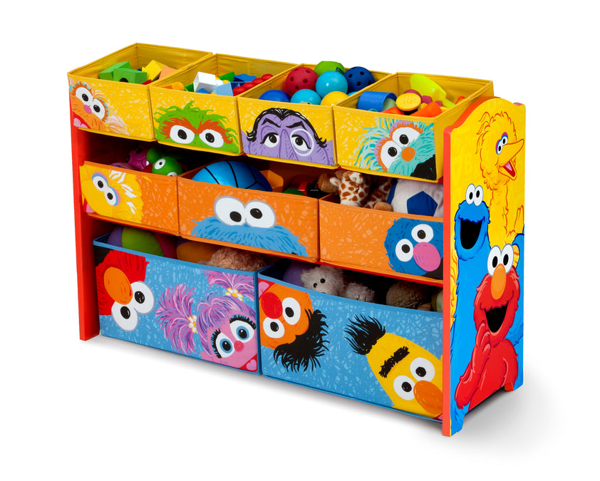 Assorted (999) 7-Sesame Street Deluxe Multi-Bin Toy Organizer