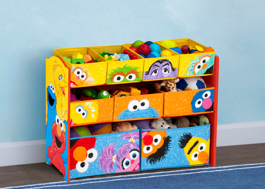 Assorted (999) 1-Sesame Street Deluxe Multi-Bin Toy Organizer