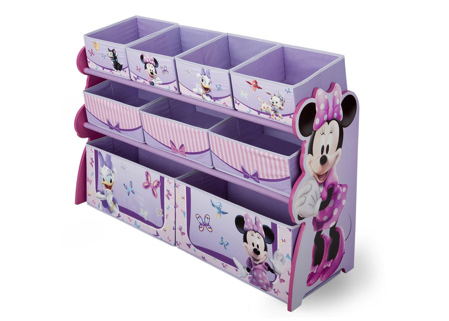 Style 1 (1058) Minnie Mouse (1058) 3-Minnie Mouse Deluxe Multi-Bin Toy Organizer
