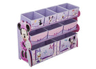 Delta Children Minnie Mouse Deluxe Multi-Bin Toy Organizer 1-Minnie Mouse Deluxe Multi-Bin Toy Organizer