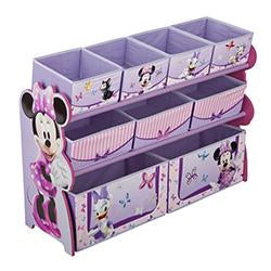 Delta Children Minnie Mouse Deluxe Multi-Bin Toy Organizer 6-Minnie Mouse Deluxe Multi-Bin Toy Organizer