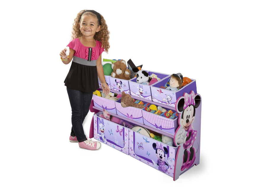 Style 1 (1058) Minnie Mouse (1058) 4-Minnie Mouse Deluxe Multi-Bin Toy Organizer