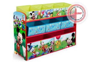 Delta Children Mickey Mouse Deluxe Multi-Bin Toy Organizer 2-Mickey Mouse Deluxe Multi-Bin Toy Organizer