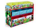 Delta Children Mickey Mouse Deluxe Multi-Bin Toy Organizer 3-Mickey Mouse Deluxe Multi-Bin Toy Organizer