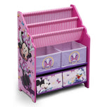 Delta Children Minnie Mouse Book & Toy Organizer, Right View  - Minnie Mouse (1058) - Accessories