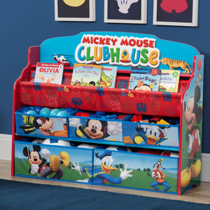 Style-1 (1051) Mickey (1051) 13-Mickey Mouse Deluxe Book & Toy Organizer