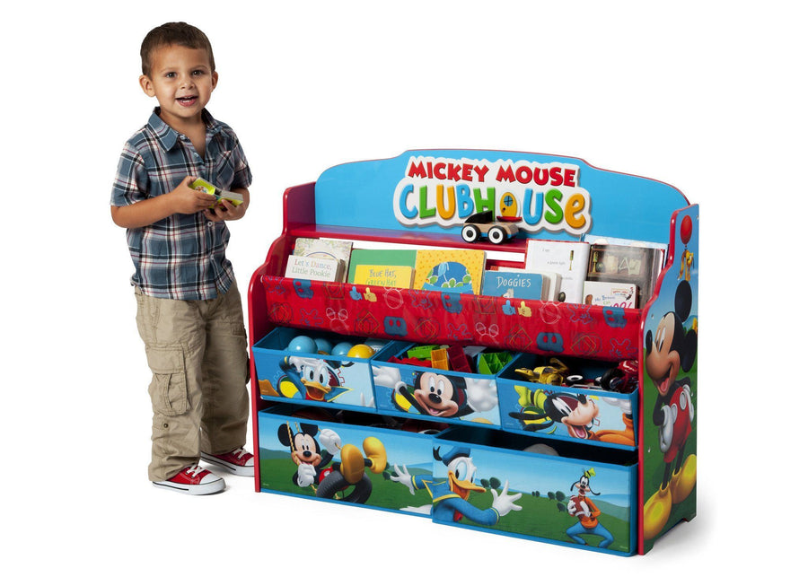 Style-1 (1051) Mickey (1051) 3-Mickey Mouse Deluxe Book & Toy Organizer
