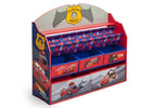 Delta Children Cars Deluxe Book & Toy Organizer Right Side View a1a Cars Heroes (1010) 1-Cars Deluxe Book & Toy Organizer