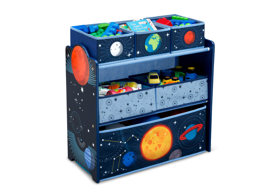 Delta Children Space Adventures 1223 Design and Store Toy Organizer, Right Silo View 5-Space Adventures Design and Store Toy Organizer