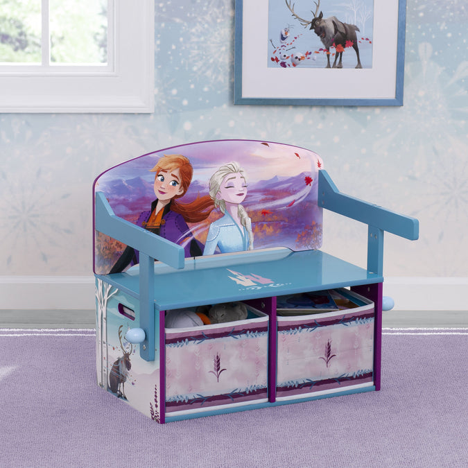 Delta Children Frozen 2 (1097) Convertible Activity Bench 1-Frozen II Convertible Activity Bench