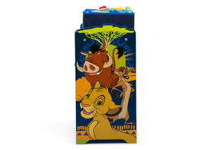 Delta Children The Lion King (1079) 6-Bin Design & Store Toy Storage Organizer, Right Side Silo View 3-The Lion King 6-Bin Design & Store Toy Storage Organizer