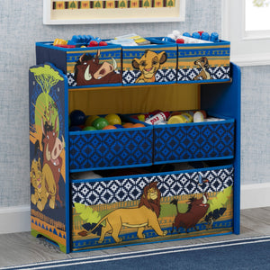 Delta Children The Lion King (1079) 6-Bin Design & Store Toy Storage Organizer, Hangtag View 15-The Lion King 6-Bin Design & Store Toy Storage Organizer