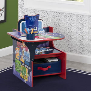 Delta Children PJ Masks Chair Desk with Storage Bin 17