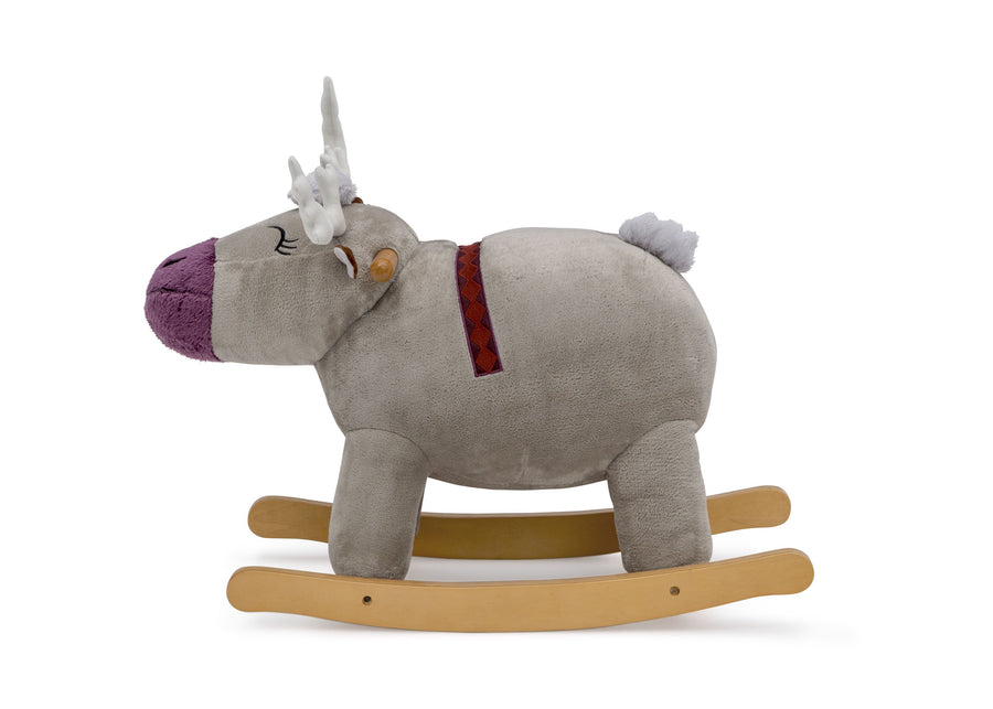 Delta Children Frozen II Sven Plush Rocker, Side Silo View Frozen(1098) 4-Frozen II Sven Plush Rocker