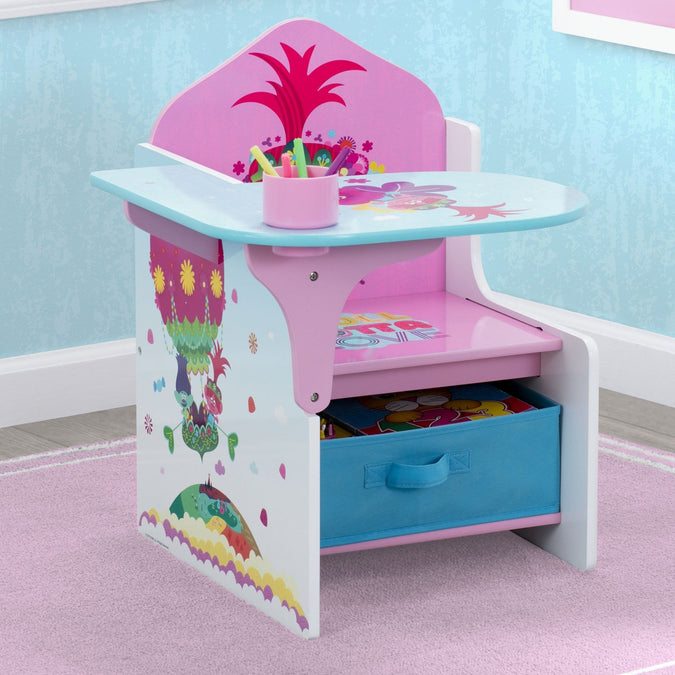Delta Children Trolls World Tour (1177) Chair Desk with Storage Bin 6-Trolls World Tour Chair Desk with Storage Bin