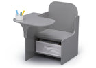 Delta Children MySize Chair Desk Grey (026) Left Silo View 4-MySize Chair Desk