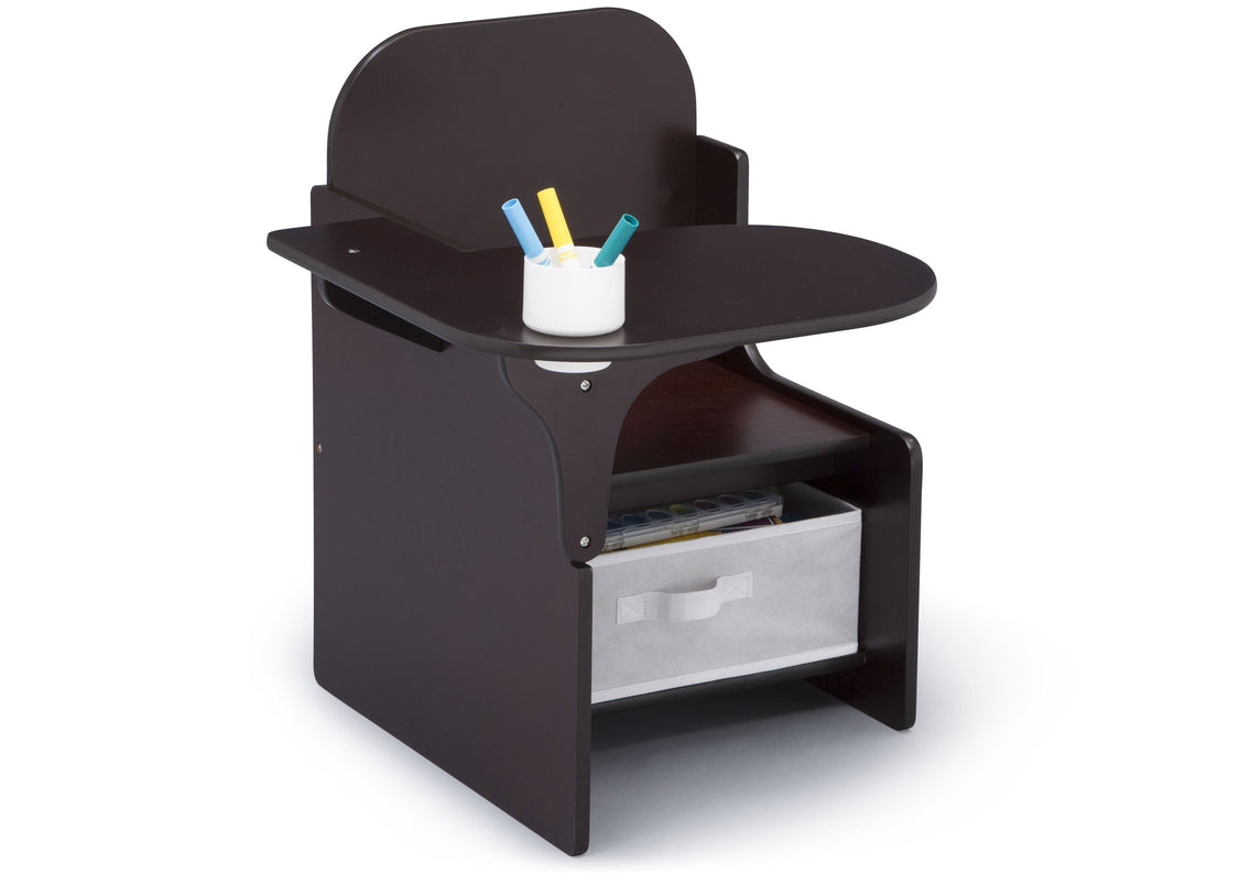 Delta Children MySize Chair Desk Dark Chocolate (207) Right Silo View
