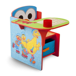 Delta Children Style-1 (999) Sesame Street Chair Desk with Storage Bin Right Side View a1a 3