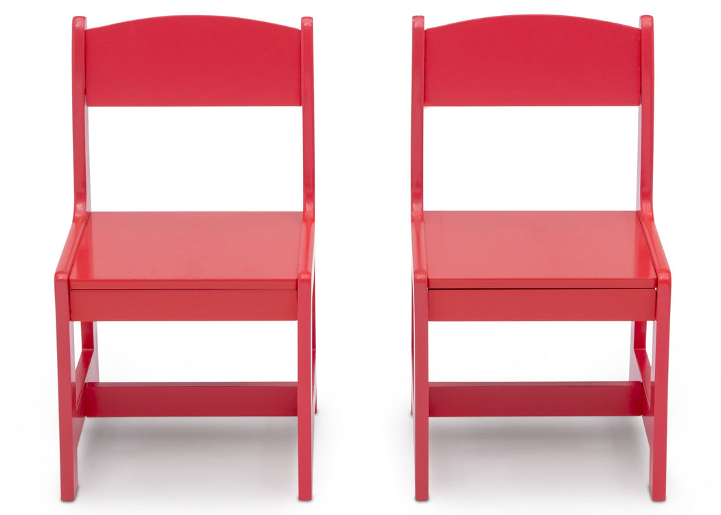 MySize Wood Kids Chairs for Playroom Watermelon (032C)
