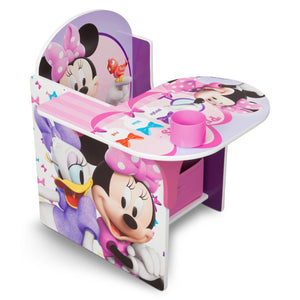 Delta Children Minnie Mouse Chair Desk with Storage Bin Right Side View a1a Minnie Mouse (1058) 19