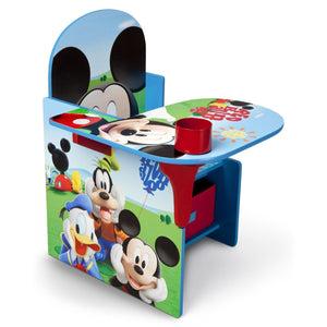 Delta Children Mickey Mouse Chair Desk with Storage Bin Right Side View a1a Mickey (1051) 58