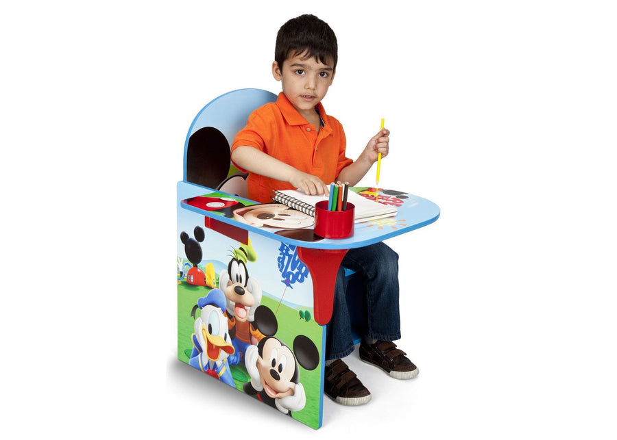 Style-1 (1051) Mickey (1051) 2-Mickey Mouse Chair Desk with Storage Bin