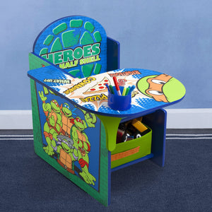 Delta Children Ninja Turtles Chair Desk with Storage Bin 3