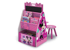 Minnie Mouse (R1063) 4-Minnie Mouse Deluxe Kids Art Table - Easel, Desk, Stool, Toy Organizer