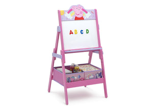 Delta Children Peppa Pig (1171) Wooden Activity Easel with Storage, Right Silo View 2