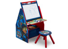 Paw Patrol (R1121) 5-PAW Patrol Deluxe Kids Art Table - Easel, Desk, Stool, Toy Organizer
