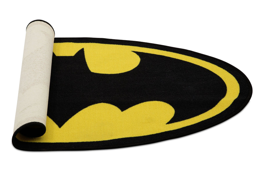  Delta Children Batman (1200) Soft Area Rug with Non-Slip Backing (TR80048BT), Rolled, a3a 4-Batman Area Rug
