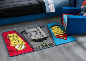 YourPick: Justice League (1215) 4-Justice League Area Rug
