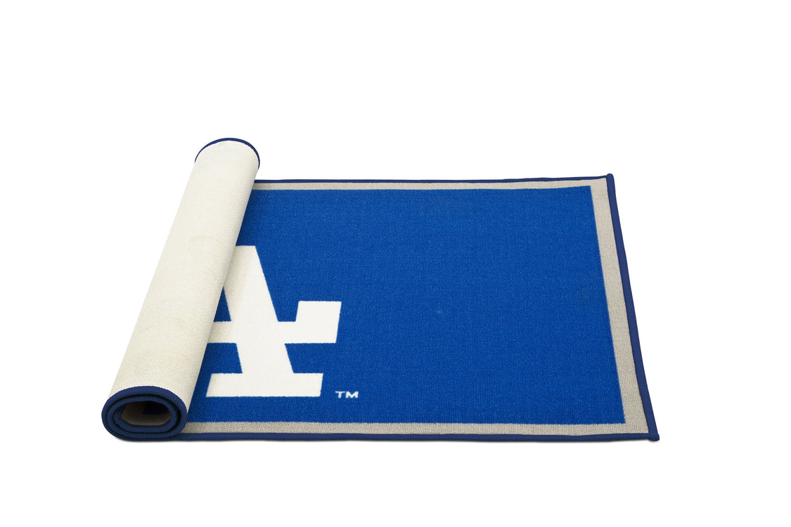 Delta Children Los Angeles Dodgers (1231) Soft Area Rug with Non-Slip Backing (TR9812LAD), Rolled, a3a