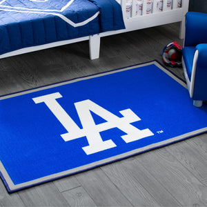 Delta Children Los Angeles Dodgers (1231) Soft Area Rug with Non-Slip Backing (TR9812LAD) 5-Los Angeles Dodgers Soft Area Rug with Non-Slip Backing (4' x 2'6)