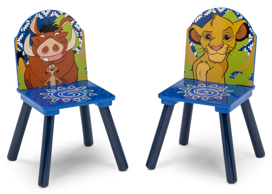 The Lion King (1079) 5-The Lion King Table and Chair Set with Storage