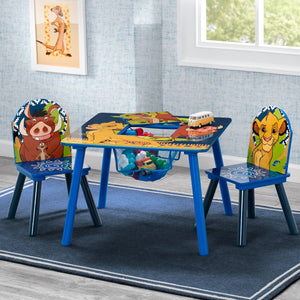 The Lion King (1079) 2-The Lion King Table and Chair Set with Storage